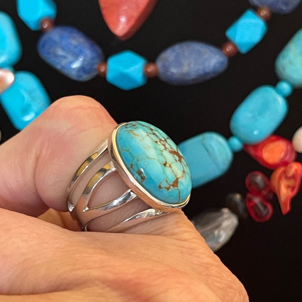 Gem Insider Mine #8 Turquoise ring size 7